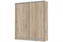 Шкаф-купе 2-х дверный Народная мебель Виктория 2000х584х2300, Дуб сонома светлый 20ДЛДЛ-ЯПШШ-Дсс 310-1554