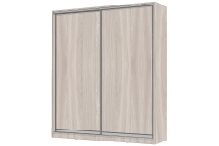 Шкаф-купе 2-х дверный Народная мебель Виктория 2000х584х2300, Ясень шимо светлый 20ДЛЛЛДЛЛЛ-ЯЯПП-Яшс 310-1874