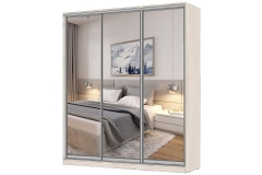 Шкаф-купе 3-х дверный Народная мебель Виктория 2000х584х2300, Бодега светлая 20ДЗДЗДЗ-ПППШ-Бс 310-2493