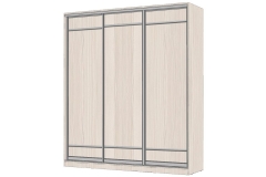 Шкаф-купе 3-х дверный Народная мебель Виктория 2000х584х2300, Бодега светлая 20ДЛЛЛДЛЛЛДЛЛЛ-ШШПП-Бс 310-2709