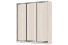 Шкаф-купе 3-х дверный Народная мебель Виктория 2000х584х2300, Бодега светлая 20ДЛДЛДЛ-ПШШШ-Бс 310-2747