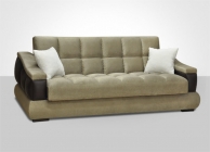 Диван-кровать Славянская мебель Голливуд независимый пружинный блок 256 пружин форест стоун/арена дарк браун