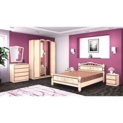 Зеркало настенное Браво Виктория 01 Макиато Дуб молочный с патиной