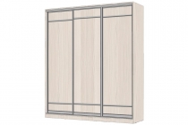 Шкаф-купе 3-х дверный Народная мебель Виктория 2000х584х2300, Бодега светлая 20ДЛЛЛДЛЛЛДЛЛЛ-ЯППШ-Бс 310-3005