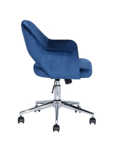 Компьютерное кресло Stool Group Кларк велюр Синий