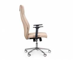 Кресло офисное Норден Валенсия WH022-mokkaPU экокожа Мокка