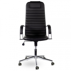 Кресло офисное BRABIX BRABIX Pilot EX-610 CH premium кожзам Черный