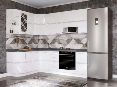 Кухонный гарнитур угловой ширина 162х240 см Витра Бьянка 41