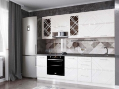 Кухонный гарнитур ширина 240 см Витра Бьянка 26