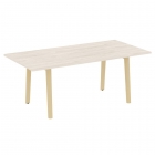 Стол переговорный Рива ONIX WOOD OW.PRG-19 Денвер Светлый/Светлый