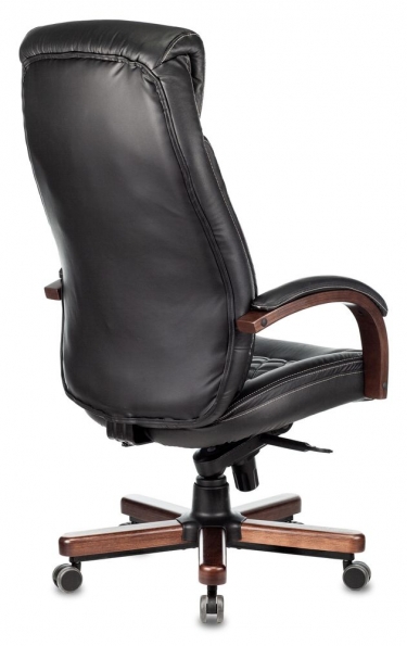Кресло руководителя Бюрократ Бюрократ T-9924WALNUT/BLACK