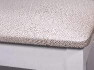 Банкетка Ивару Рози Белый Броде 024 Бело-Бронзовый