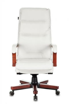 Кресло руководителя Бюрократ Бюрократ T-9927WALNUT Слоновая кость