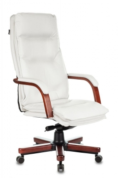 Кресло руководителя Бюрократ Бюрократ T-9927WALNUT Слоновая кость