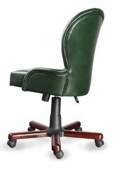 Стул Gruppo 396 Лира Классика на пятилучье с деревянными накладками