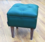 Комплект Gruppo 396 Пуфик Дуфф + подушка в натуральной коже