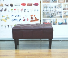 Банкетка Gruppo 396 Дуфф кожа Bordo