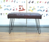 Банкетка Gruppo 396 Лейд 800x400 кожа бордовая