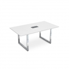Стол переговорный ALSAV GLOSS LINE НСП-О.938 Белый Премиум