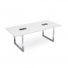 Стол переговорный ALSAV GLOSS LINE НСП-О.939 Белый Премиум