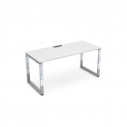 Стол рабочий, прямолинейный ALSAV GLOSS LINE НСР-О.009.1 Белый Премиум