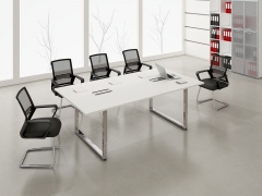 Стол рабочий, прямолинейный ALSAV GLOSS LINE НСР-П.005.2 Белый Премиум