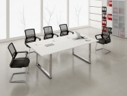 Стол рабочий, прямолинейный ALSAV GLOSS LINE НСР-П.009.1 Белый Премиум