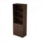 Шкаф стеллаж высокий полузакрытый ALSAV TAIM-MAX 4Ш.005.2 Брауни