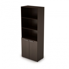 Шкаф стеллаж высокий полузакрытый ALSAV TAIM-MAX 4Ш.005.2 Венге