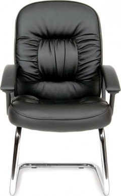 Кресло для посетителя Chairman CHAIRMAN 418V PVC Черный