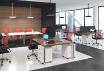 Стол письменный правый Skyland XTEN GLOSS XGCT 149 R Бук Тиара