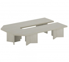 Система столов переговоров POINTEX BERN 4 Светлый дуб