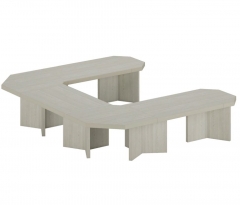 Система столов переговоров POINTEX BERN 5 Светлый дуб