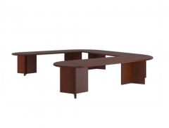 Система столов переговоров POINTEX DAVOS 5-03 Темный орех