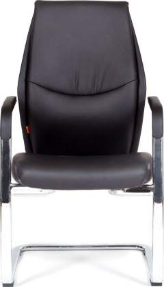 Кресло для посетителя Chairman CHAIRMAN VISTA V кожа Черный