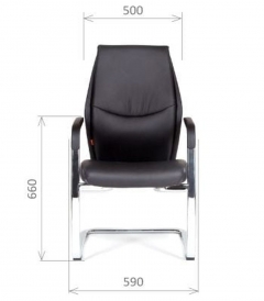 Кресло для посетителя Chairman CHAIRMAN VISTA V кожа Коричневый