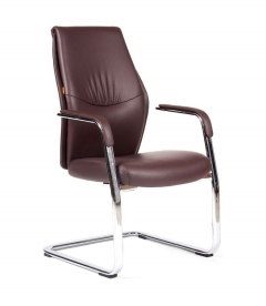 Кресло для посетителя Chairman CHAIRMAN VISTA V кожа Коричневый