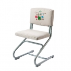 Чехол для стула Дэми Замша Бежевая