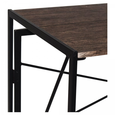 Стол на металлокаркасе BRABIX BRABIX LOFT CD-002 Мореный дуб