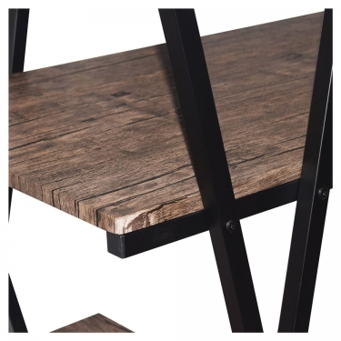 Стол на металлокаркасе BRABIX BRABIX LOFT CD-004 Мореный дуб