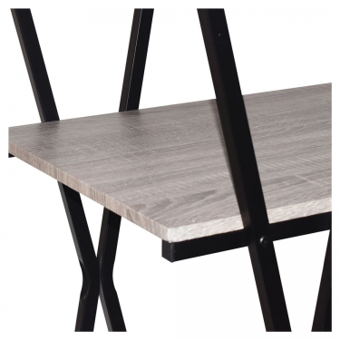Стол на металлокаркасе BRABIX BRABIX LOFT CD-004 Дуб антик