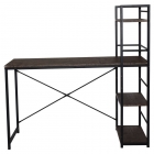 Стол на металлокаркасе BRABIX BRABIX LOFT CD-005 Мореный дуб