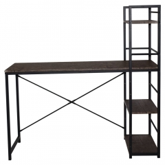 Стол на металлокаркасе BRABIX BRABIX LOFT CD-005 Мореный дуб