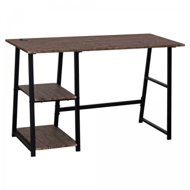 Стол на металлокаркасе BRABIX BRABIX LOFT CD-006 Мореный дуб