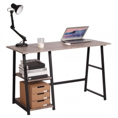 Стол на металлокаркасе BRABIX BRABIX LOFT CD-006 Мореный дуб