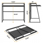 Складной письменный стол Eureka Eureka ERK-FD-02B Black