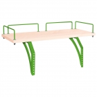 Полка задняя к столу Дэми Polka_z 1/750 Polka_z 7/750 Клен Зеленый