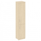 Шкаф высокий узкий правый 1 низкая дверь ЛДСП, 1 средняя дверь ЛДСП Рива NOVA S В.СУ-1.3 R Бук Артизан