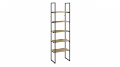 Стеллаж Трия Лофт Тип 1 600 Черный-Дуб крафт золотой