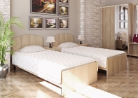 Вешалка с багажницей Рива LIGHT С-ВБ-80 Акация Лорка